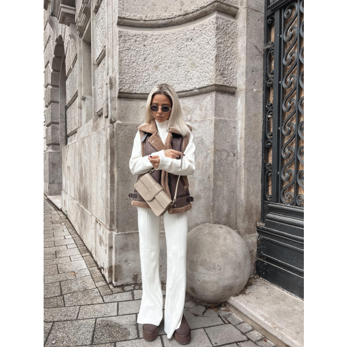 BUTY DAMSKIE ŚNIEGOWCE OLAVOGA SHOES MISTIC BROWN