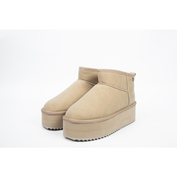BUTY DAMSKIE ŚNIEGOWCE OLAVOGA SHOES MISTIC BEIGIE