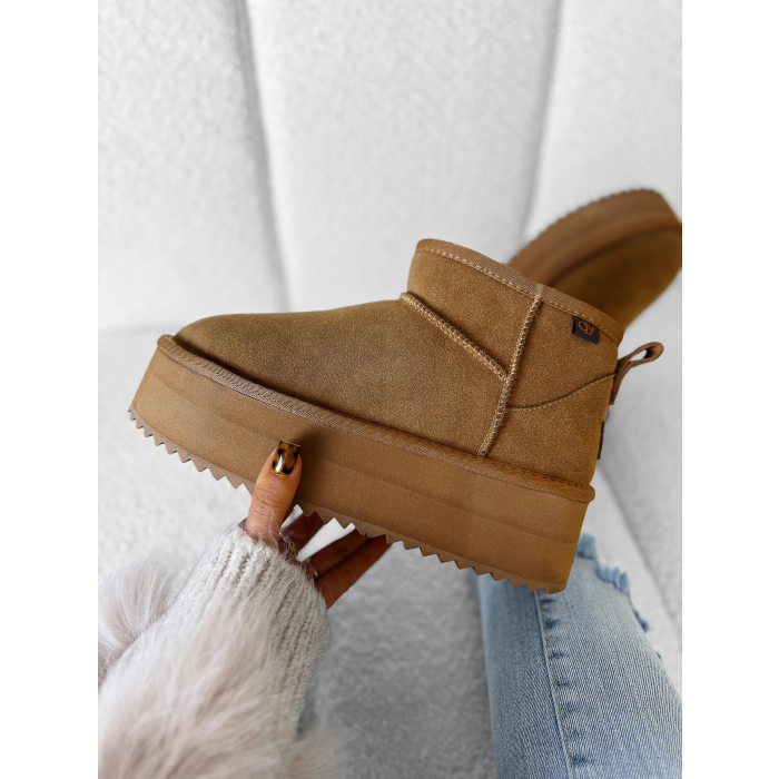 BUTY DAMSKIE ŚNIEGOWCE OLAVOGA SHOES MISTIC CARMEL