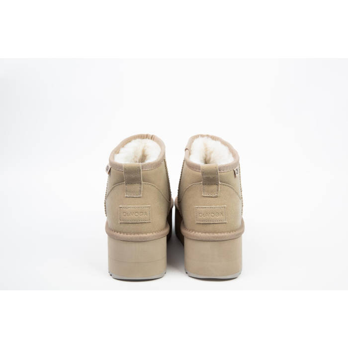 BUTY DAMSKIE ŚNIEGOWCE OLAVOGA SHOES MISTIC BEIGIE