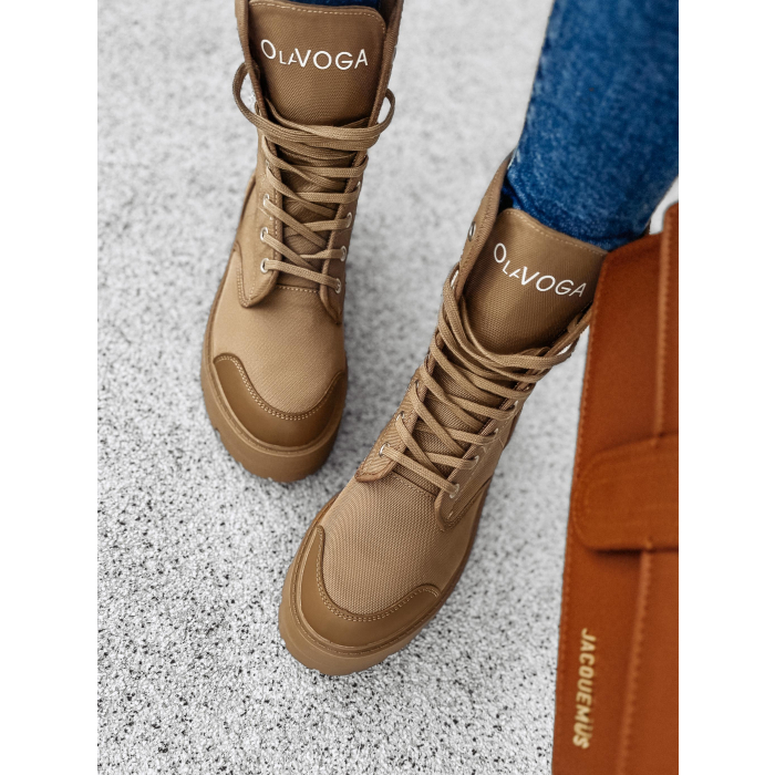 BUTY DAMSKIE WORKERY OLAVOGA SHOES PASSION CAMEL