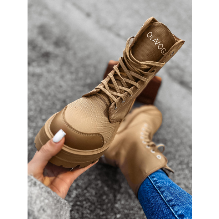 BUTY DAMSKIE WORKERY OLAVOGA SHOES PASSION CAMEL