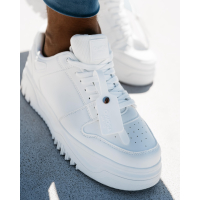 BUTY MĘSKIE SNEAKERSY NA GRUBSZEJ PODESZWIE OLAVOGA MEN SHOES GTX WHITE