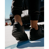 BUTY MĘSKIE SNEAKERSY NA GRUBSZEJ PODESZWIE OLAVOGA MEN SHOES GTX BLACK