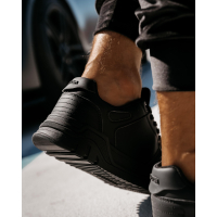 BUTY MĘSKIE SNEAKERSY NA GRUBSZEJ PODESZWIE OLAVOGA MEN SHOES GTX BLACK
