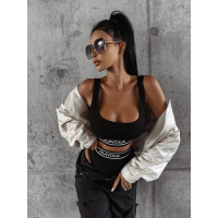 KOMPLET BIELIZNY PRĄŻEK GUMA OLAVOGA SECRET BLACK