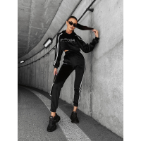 KOMPLET DRES WELUROWY LAMPAS HAFT OLAVOGA HANDY BLACK