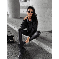 KOSZULA DAMSKA OVERSIZE OLAVOGA SWOON BLACK