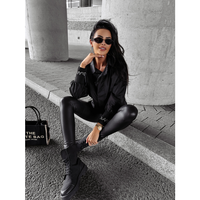 KOSZULA DAMSKA OVERSIZE OLAVOGA SWOON BLACK