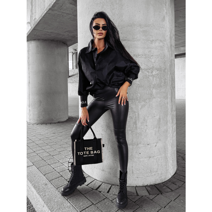 KOSZULA DAMSKA OVERSIZE OLAVOGA SWOON BLACK