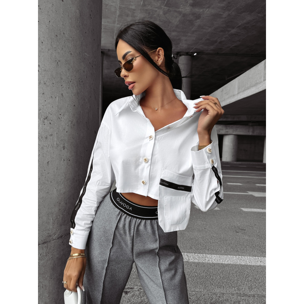 KOSZULA OVERSIZE DAMSKA OLAVOGA CLARITY WHITE KOSZULA OVERSIZE DAMSKA OLAVOGA CLARITY WHITE
