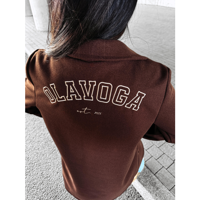 PŁASZCZ DAMSKII OLAVOGA LOVER BROWN
