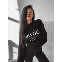 SWETER OVERSIZE HAFT 3D OLAVOGA STINE BLACK