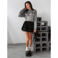 SWETER OVERSIZE HAFT 3D OLAVOGA STINE GRAY