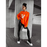 SWETER OVERSIZE HAFT 3 OLAVOGA VICI NEON ORANGE