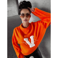 SWETER OVERSIZE HAFT 3 OLAVOGA VICI NEON ORANGE