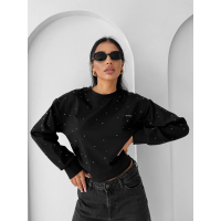 BLUZA DAMSKA CYRKONIE OLAVOGA RHAELLA BLACK