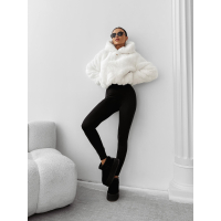 BLUZA DAMSKA OVERSIZE MIŚ Z USZAMI NA KAPTURZE OLAVOGA ELIOLIE ECRU