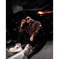 BLUZA MĘSKA BAWEŁNIANA OVERSIZE OLAVOGA MEN VINTA BROWN