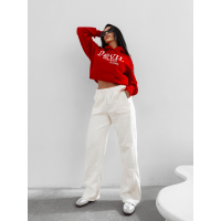 BLUZA DRESOWA BAWEŁNIANA DAMSKA HOODIE OLAVOGA SASSY MUSE RED