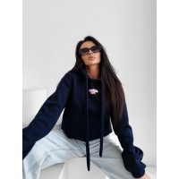 BLUZA DRESOWA BAWEŁNIANA DAMSKA PRINCESS OLV OLAVOGA FROST LAYER GRANAT