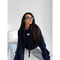 BLUZA DRESOWA BAWEŁNIANA DAMSKA PRINCESS OLV OLAVOGA FROST LAYER GRANAT
