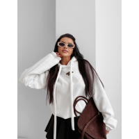 BLUZA DRESOWA BAWEŁNIANA DAMSKA PRINCESS OLV OLAVOGA FROST LAYER ECRU