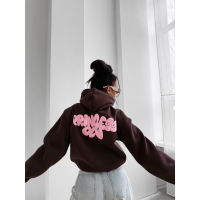 BLUZA DRESOWA BAWEŁNIANA DAMSKA PRINCESS OLV OLAVOGA FROST LAYER BROWN