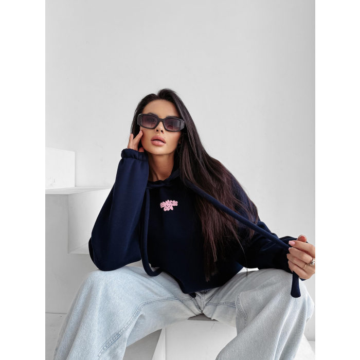 BLUZA DRESOWA BAWEŁNIANA DAMSKA PRINCESS OLV OLAVOGA FROST LAYER GRANAT