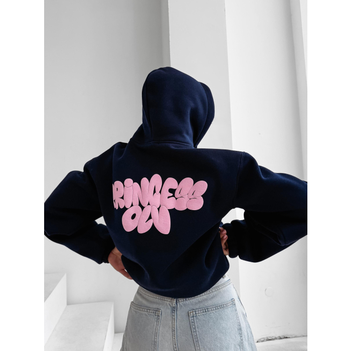 BLUZA DRESOWA BAWEŁNIANA DAMSKA PRINCESS OLV OLAVOGA FROST LAYER GRANAT