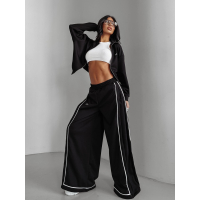 BLUZA DRESOWA DAMSKA NA ZAMEK OVERSIZE OLAVOGA SILENT STORM SWEATSHIRT BLACK