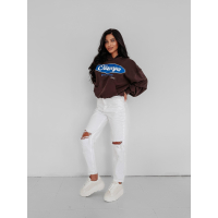 BLUZA DRESOWA DAMSKA OVERSIZE OLAVOGA AUTUMN MUSE BROWN
