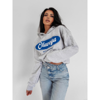 BLUZA DRESOWA DAMSKA OVERSIZE OLAVOGA AUTUMN MUSE GRAY