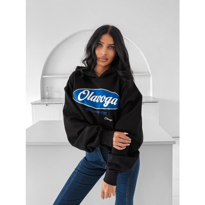 BLUZA DRESOWA DAMSKA OVERSIZE OLAVOGA AUTUMN MUSE BLACK