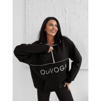 BLUZA DRESOWA DAMSKA OVERSIZE OLAVOGA EASTFIELD BLACK
