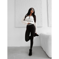 BLUZA DRESOWA DAMSKA OVERSIZE OLAVOGA EASTFIELD ECRU