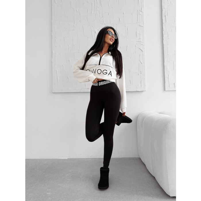 BLUZA DRESOWA DAMSKA OVERSIZE OLAVOGA EASTFIELD ECRU