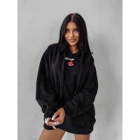 BLUZA DRESOWA DAMSKA OVERSIZE OLAVOGA FLINT BLACK