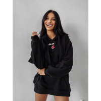 BLUZA DRESOWA DAMSKA OVERSIZE OLAVOGA FLINT BLACK