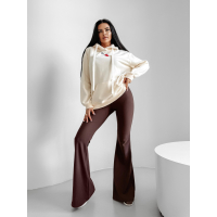 BLUZA DRESOWA DAMSKA OVERSIZE OLAVOGA FLINT ECRU
