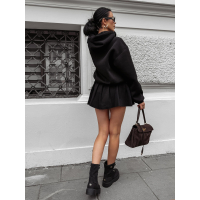 BLUZA DRESOWA DAMSKA OVERSIZE OLAVOGA MORNING MIST BLACK