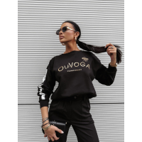 BLUZA DRESOWA DAMSKA OVERSIZE OLAVOGA OLY BLACK