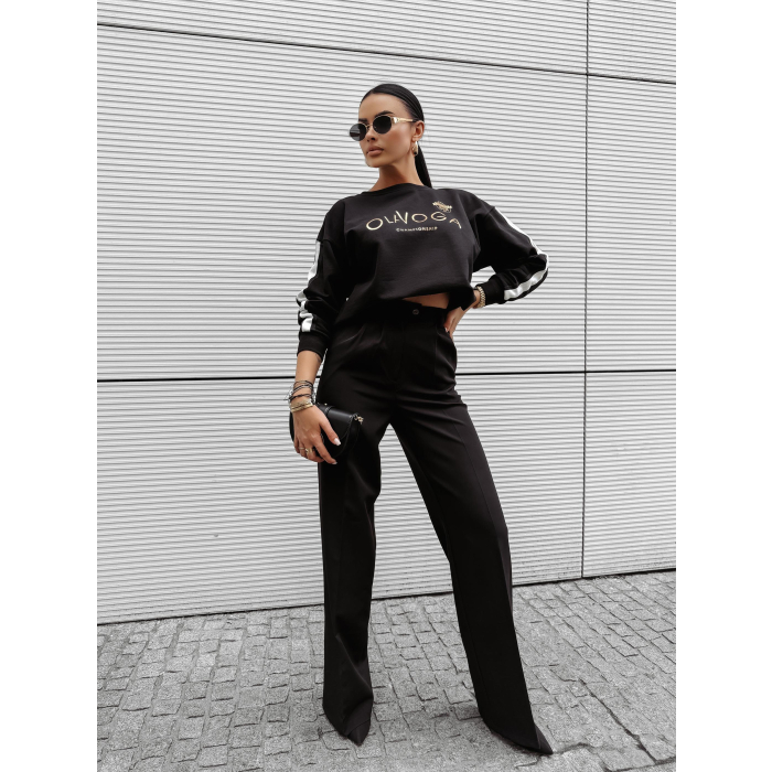 BLUZA DRESOWA DAMSKA OVERSIZE OLAVOGA OLY BLACK