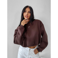 BLUZA DRESOWA DAMSKA OVERSIZE OLAVOGA TAKEDOWN BROWN