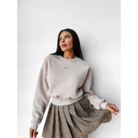 BLUZA DRESOWA DAMSKA OVERSIZE OLAVOGA TAKEDOWN BEIGIE