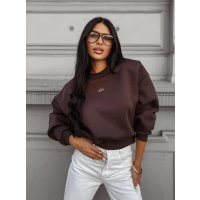 BLUZA DRESOWA DAMSKA OVERSIZE OLAVOGA TAKEDOWN BROWN