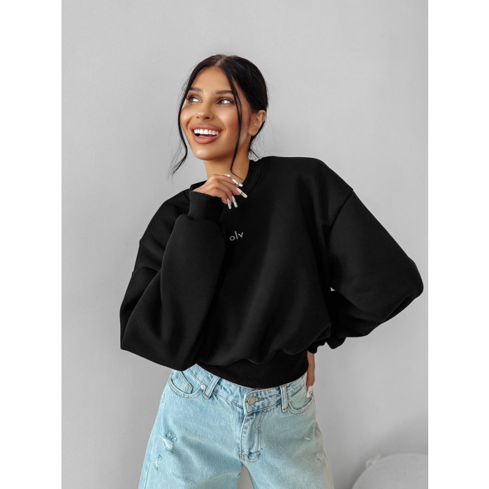 BLUZA DRESOWA DAMSKA OVERSIZE OLAVOGA TAKEDOWN BLACK