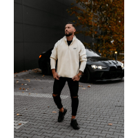 BLUZA MĘSKA POLAR OLAVOGA MEN LUMIS ECRU