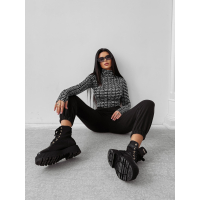 BLUZKA GOLF MODELUJĄCA LOGOWANA OLAVOGA COREFIELD BLACK