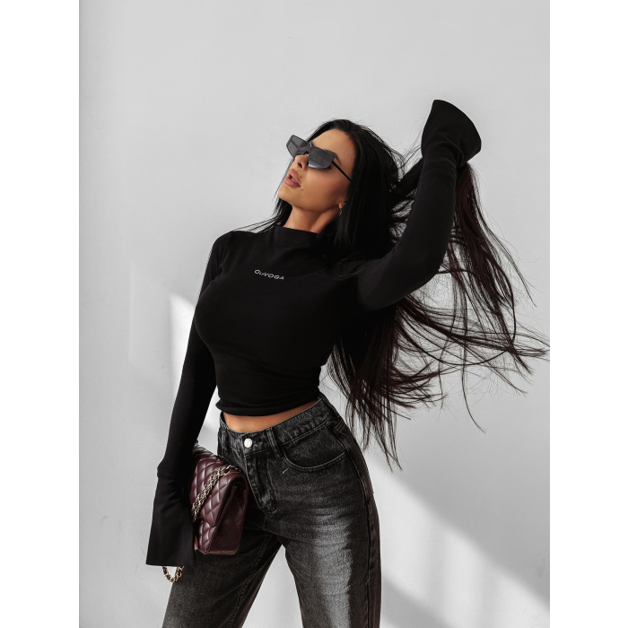 BLUZKA GOLF OLAVOGA AUTUMN HUG BLACK